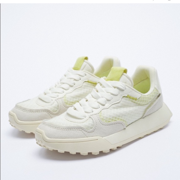 New! Zara women’s 8, contrasting color sneakers. - Picture 8 of 12